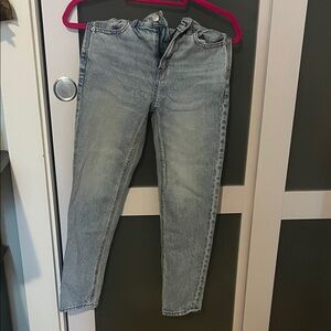 American Eagle Outfitters Light Blue Straight Leg Jeans